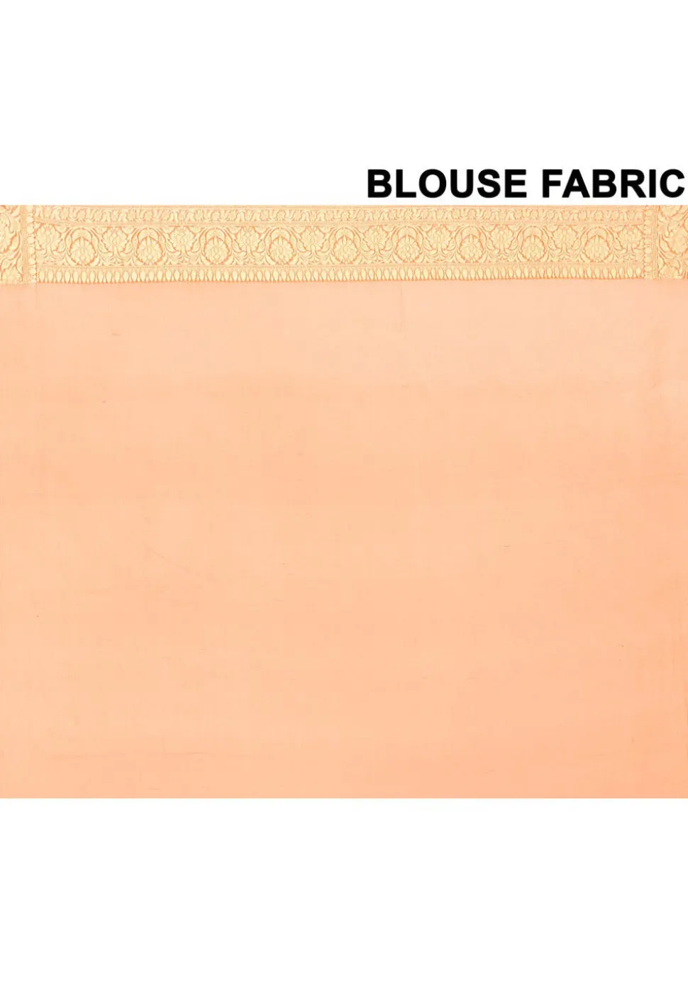 Banarasi Pure Crepe Silk Saree in Orange