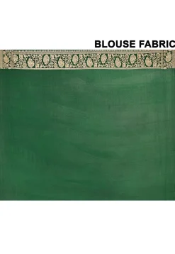 Banarasi Pure Crepe Silk Saree in Maroon