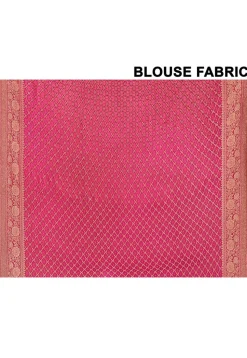 Banarasi Pure Crepe Silk Saree in Light Purple