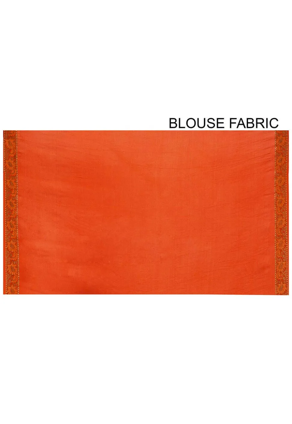 Banarasi Pure Georgette Silk Saree in Rust