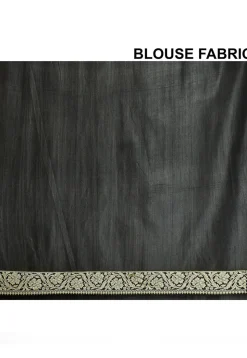 Banarasi Pure Georgette Silk Saree in Black