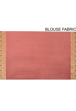 Banarasi Pure Georgette Saree in Peach