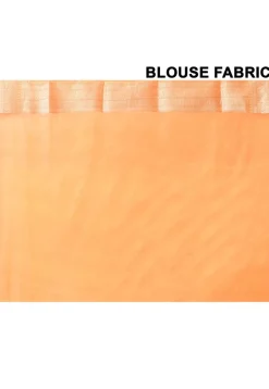 Banarasi Pure Katan Silk Handloom Saree in Orange