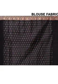 Banarasi Pure Katan Silk Handloom Saree in Dark Green