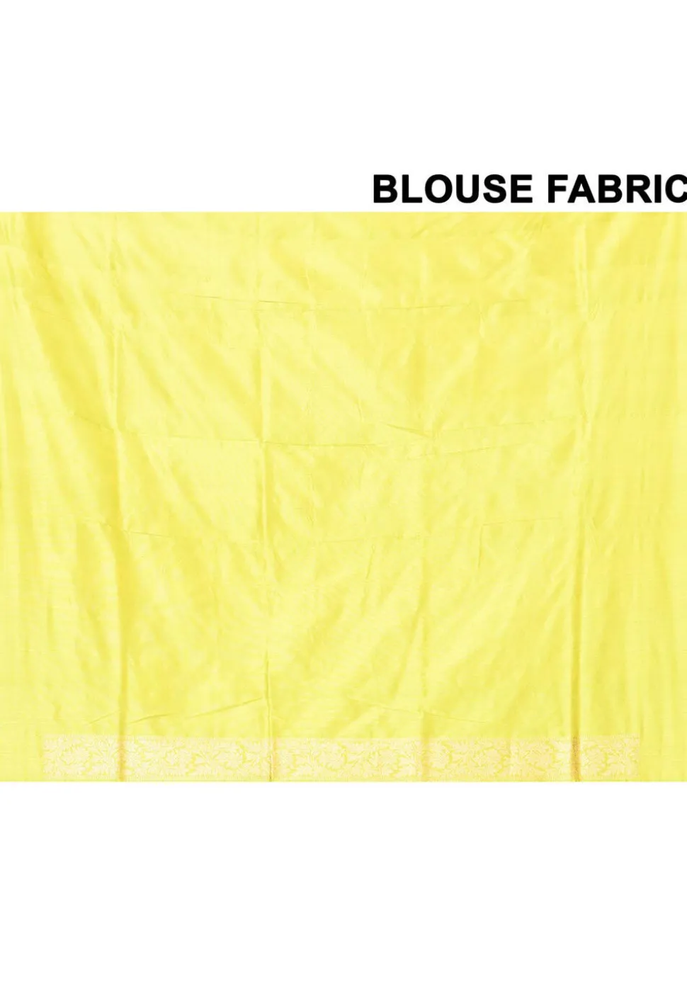 Banarasi Pure Katan Silk Handloom Saree in Yellow