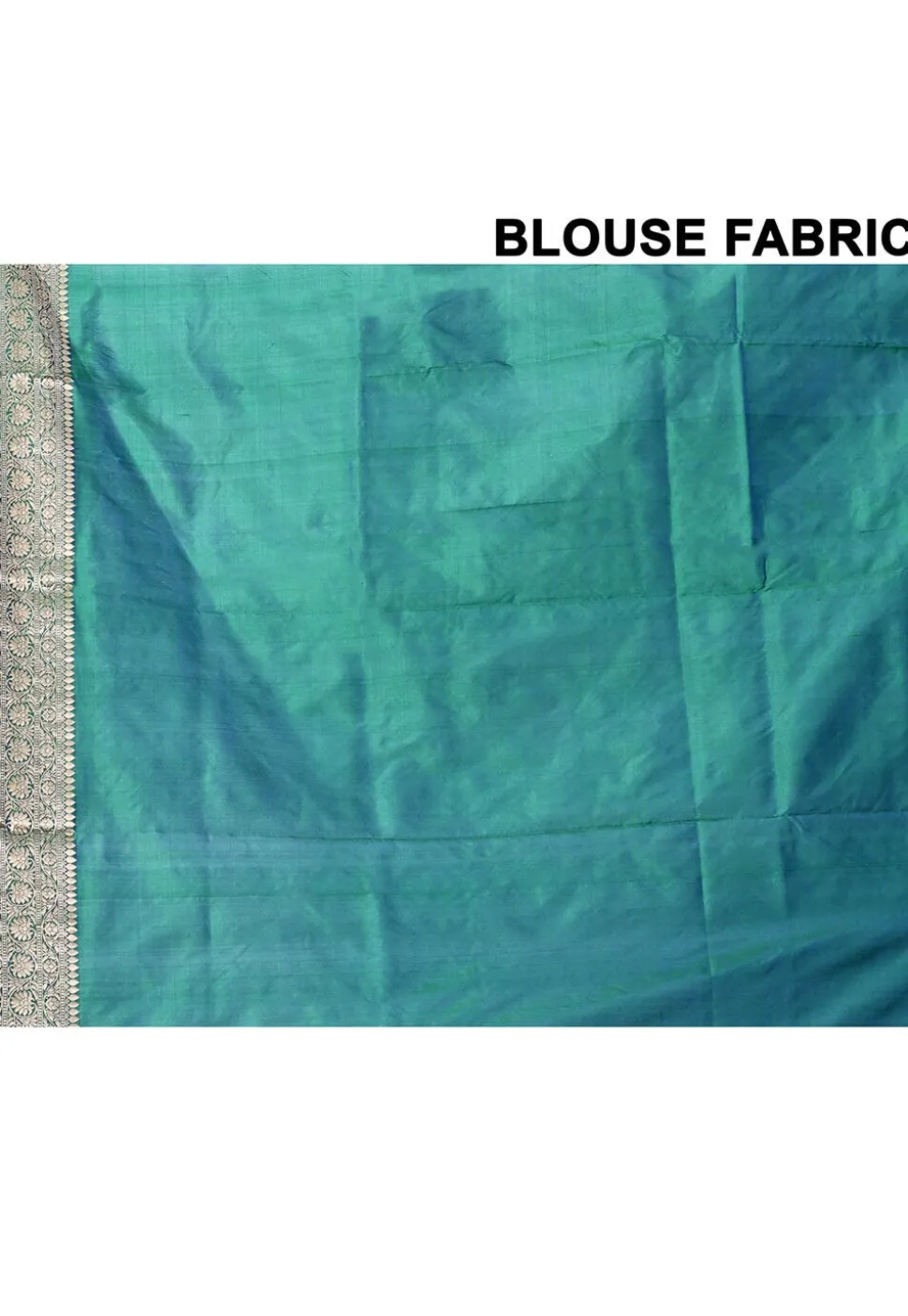 Banarasi Pure Katan Silk Handloom Saree in Teal Green