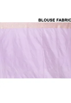 Banarasi Pure Katan Silk Handloom Saree in Light Purple