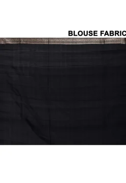 Banarasi Pure Katan Silk Handloom Saree in Black