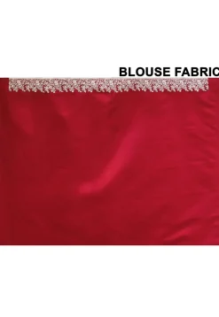Banarasi Pure Silk Saree in Maroon