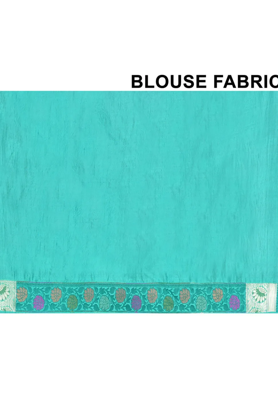 Banarasi Pure Silk Saree in Turquoise