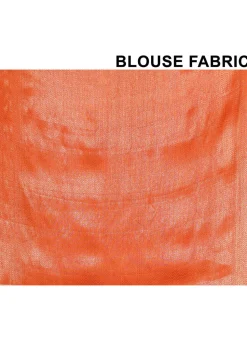 Banarasi Pure Silk Saree in Orange