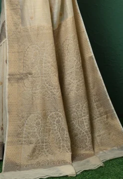 Banarasi Pure Silk Saree in Beige