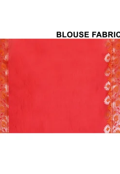 Banarasi Pure Silk Saree in Red