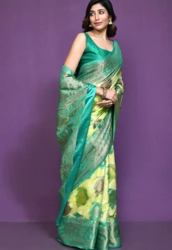 Banarasi Pure Silk Saree in Cream