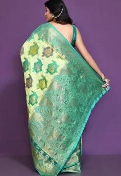 Banarasi Pure Silk Saree in Cream