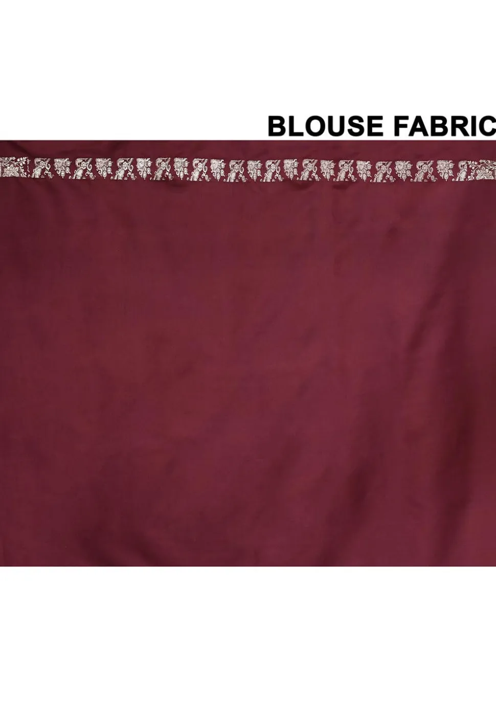 Banarasi Pure Silk Saree in Dark Maroon