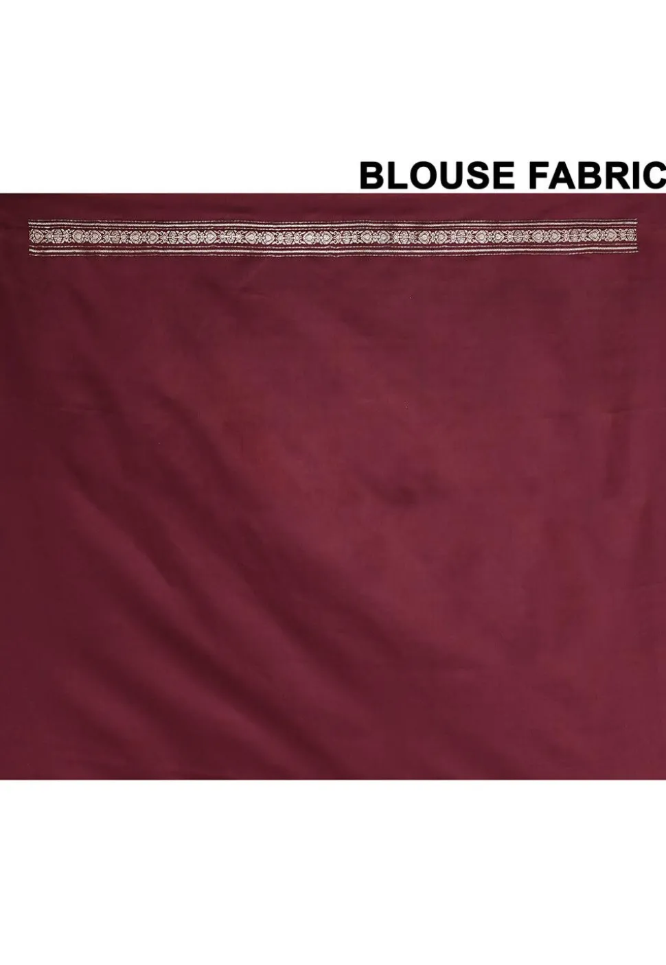 Banarasi Pure Silk Saree in Dark Maroon