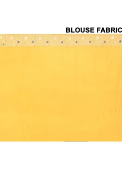 Banarasi Pure Silk Saree in Yellow