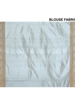 Banarasi Pure Silk Saree in Off White
