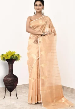 Banarasi Pure Tissue Silk Handloom Saree in Golden