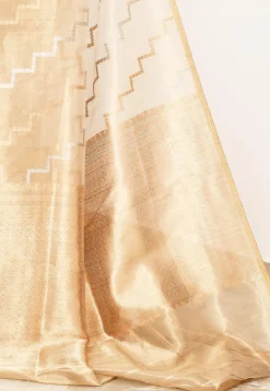 Banarasi Pure Tissue Silk Handloom Saree in Golden