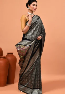 Banarasi Saree in Black