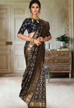 Banarasi Saree in Black