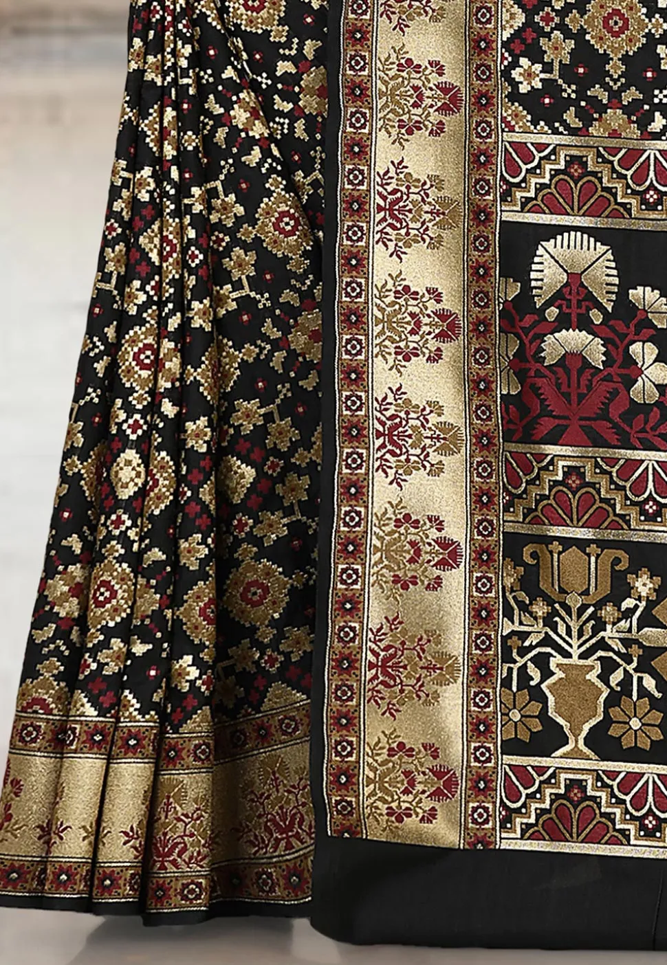 Banarasi Saree in Black