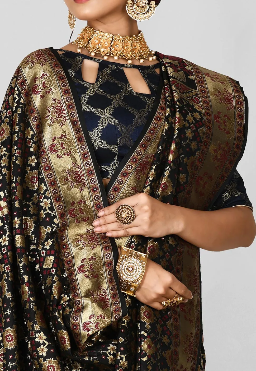 Banarasi Saree in Black
