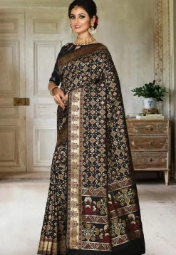 Banarasi Saree in Black