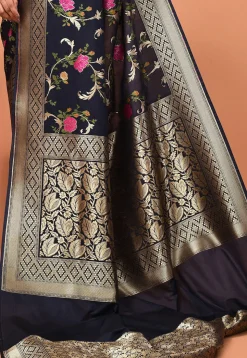 Banarasi Saree in Black