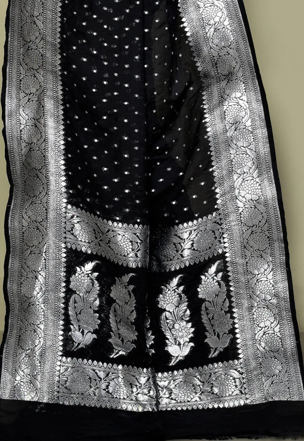 Banarasi Saree in Black