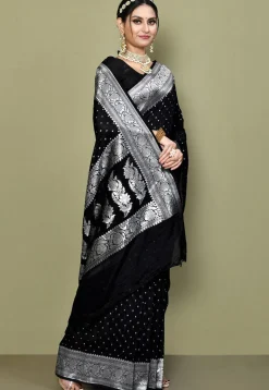 Banarasi Saree in Black