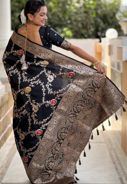 Banarasi Saree in Black