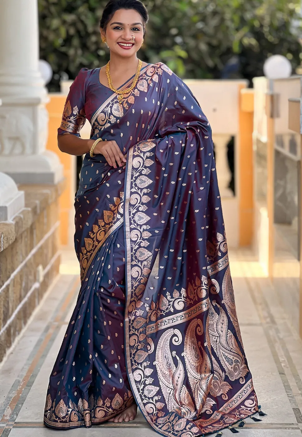 Banarasi Saree in Blue