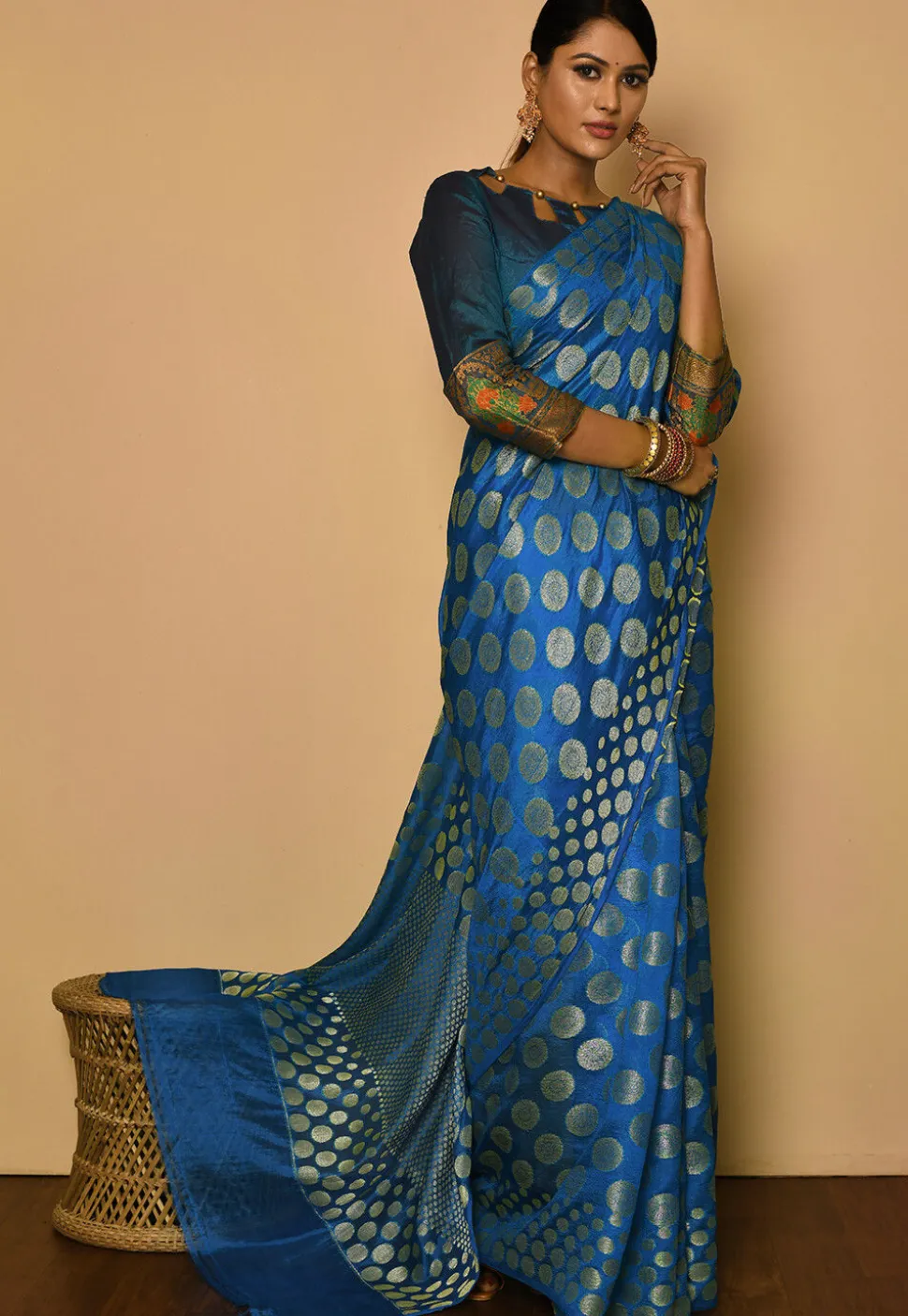 Banarasi Saree in Blue