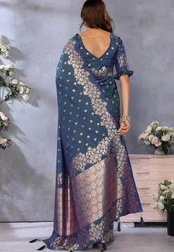 Banarasi Saree in Blue