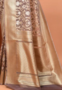 Banarasi Saree in Brown