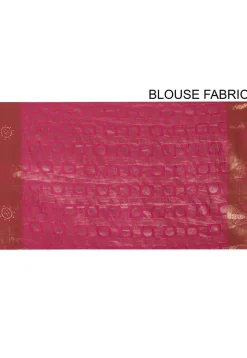 Banarasi Saree in Fuchsia and Golden