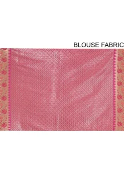 Banarasi Saree in Fuchsia