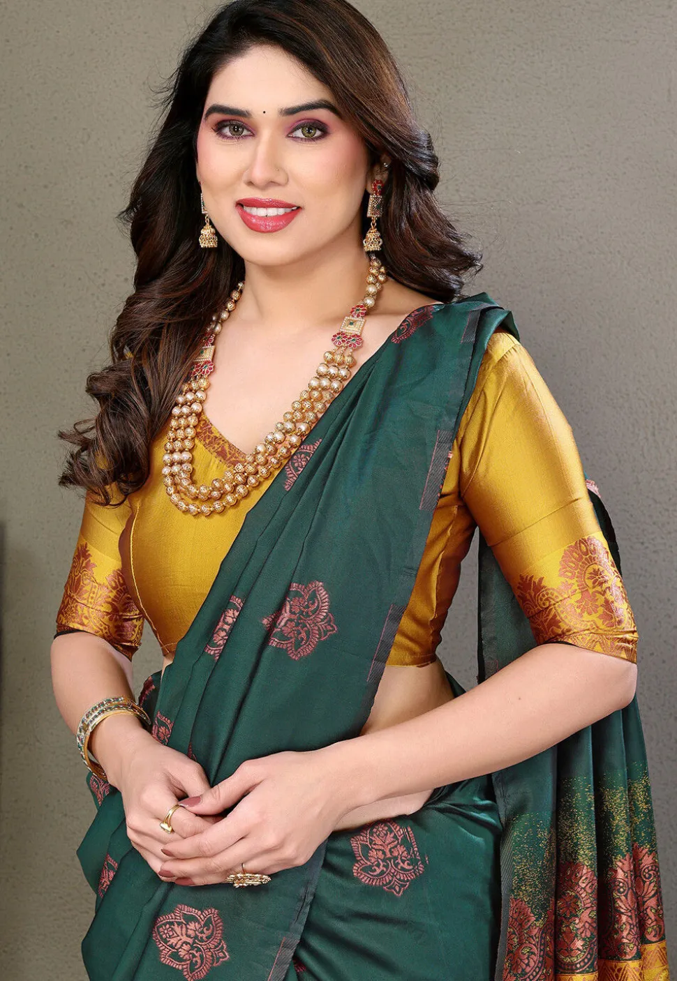 Banarasi Saree in Green