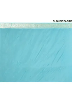 Banarasi Saree in Light Blue