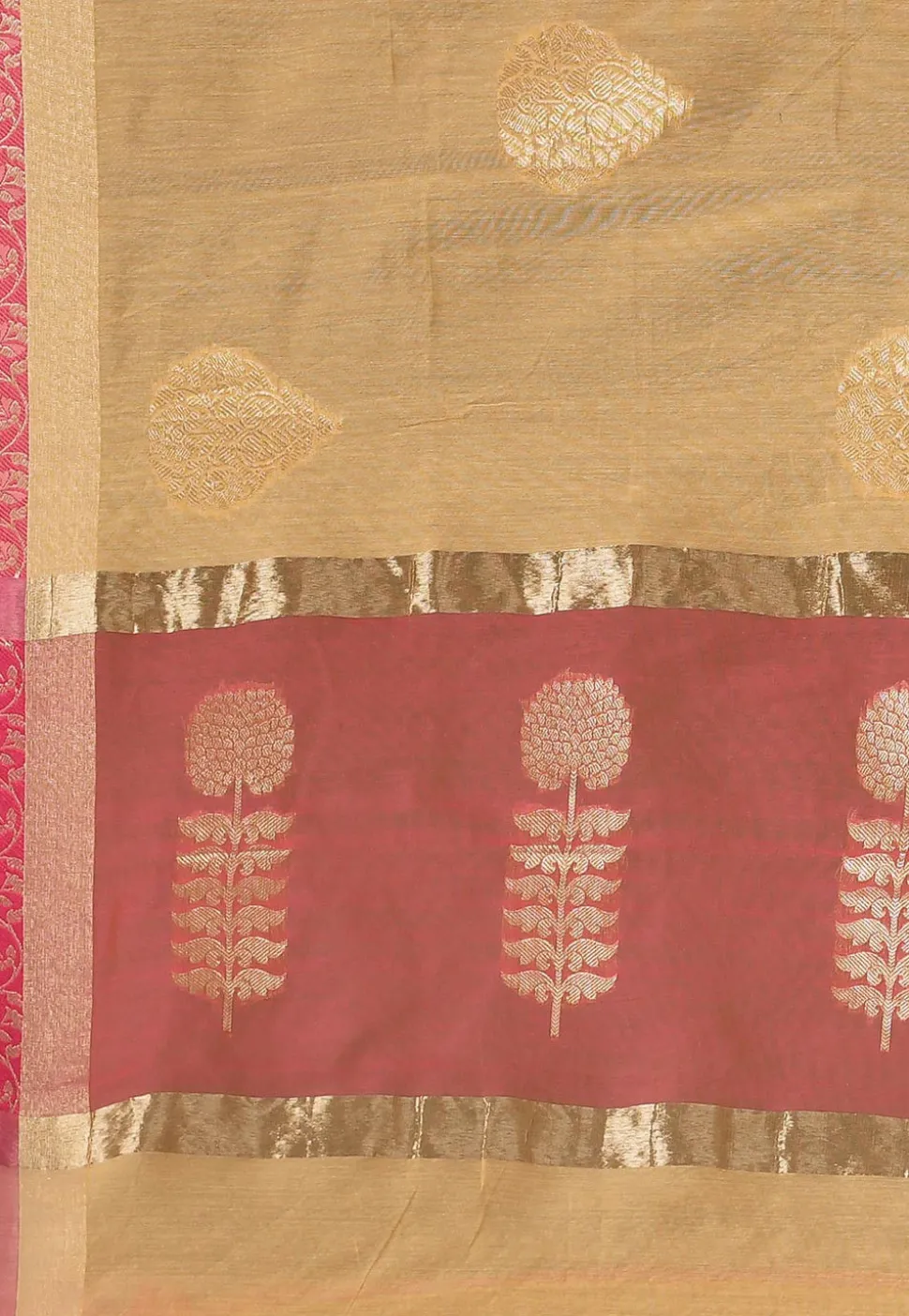 Banarasi Saree in Light Mustard