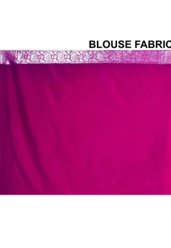 Banarasi Saree in Magenta