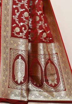 Banarasi Saree in Maroon