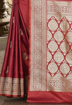 Banarasi Saree in Maroon