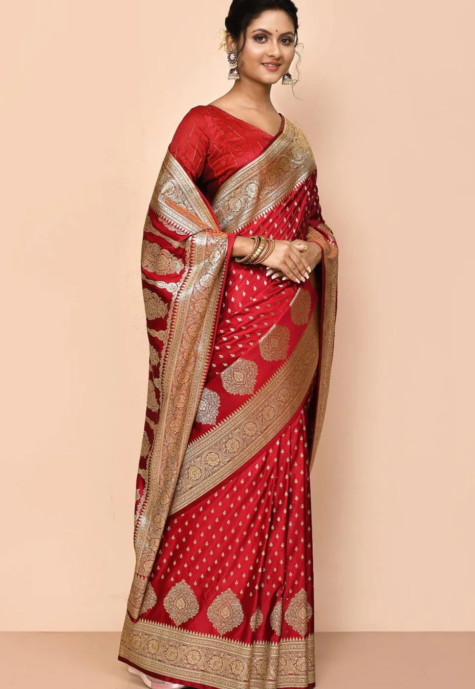 Banarasi Saree in Maroon