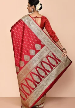 Banarasi Saree in Maroon
