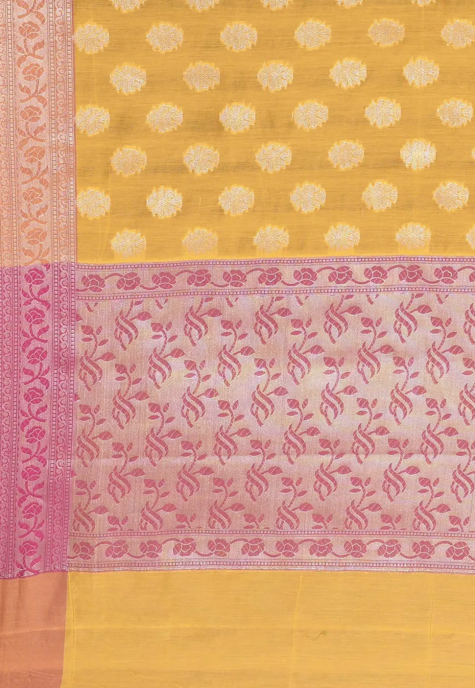 Banarasi Saree in Mustard