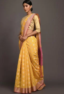 Banarasi Saree in Mustard